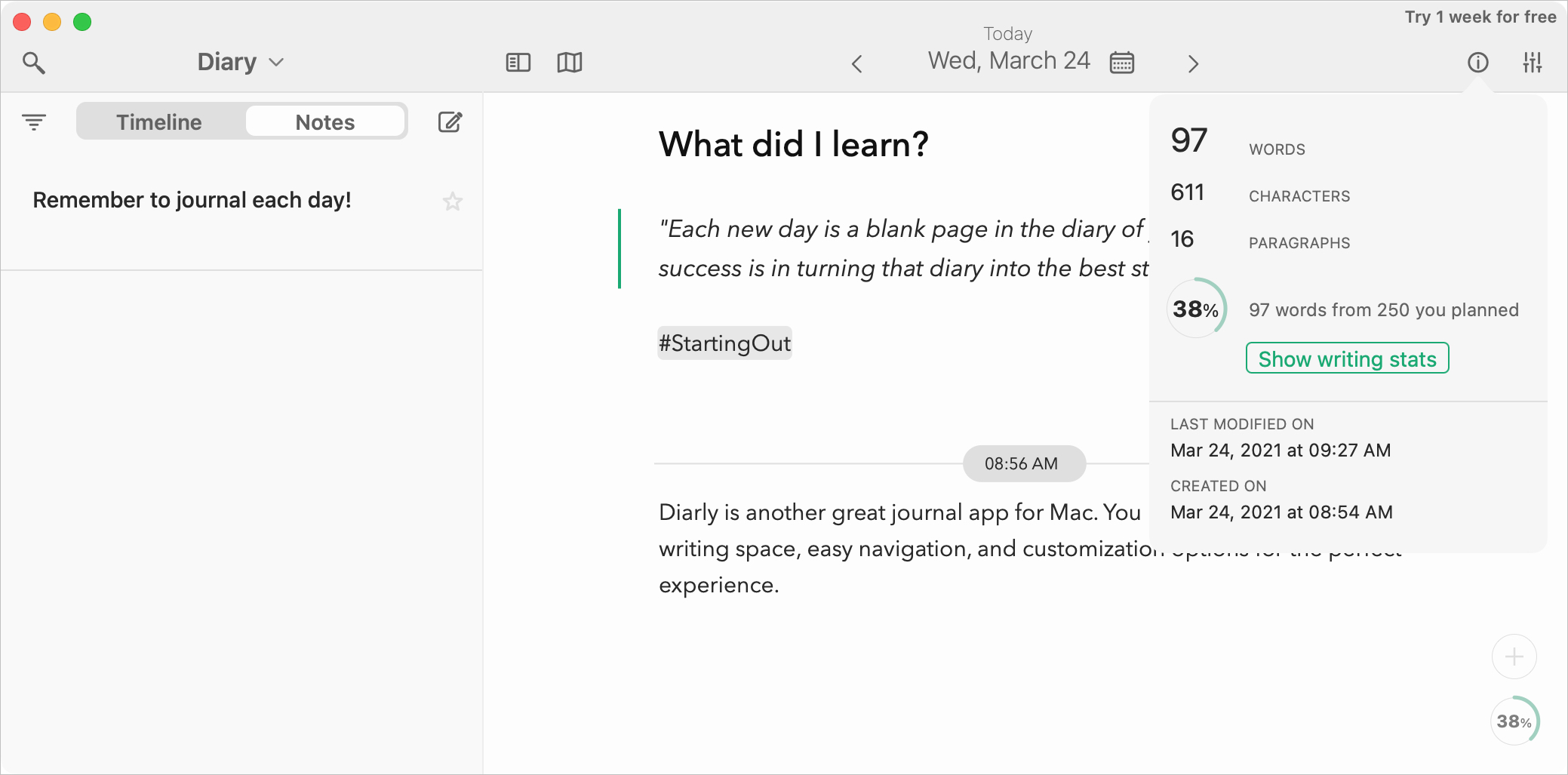best journal diary for mac
